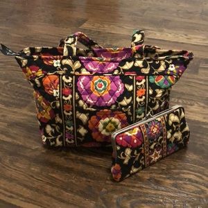 Vera Bradley shoulder bag with wallet